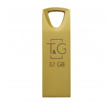 Флеш-накопичувач USB 32GB T&G 117 Metal Series Gold (TG117GD-32G)