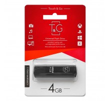Флеш-накопичувач USB 4GB T&G 121 Vega Series Black (TG121-4GBBK)