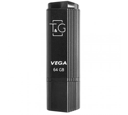 Флеш-накопичувач USB 64GB T&G 121 Vega Series Black (TG121-64GBBK)