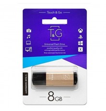 Флеш-накопичувач USB 8GB T&G 121 Vega Series Gold (TG121-8GBGDK)