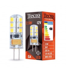 Лампа світлодіодна Tecro 2.5W G4 2700K (TL-G4-2.5W-12V)