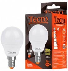 Лампа світлодіодна Tecro 6W E14 3000K (TL-G45-6W-3K-E14)
