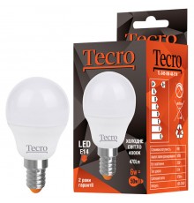 Лампа світлодіодна Tecro 6W E14 4000K (TL-G45-6W-4K-E14)