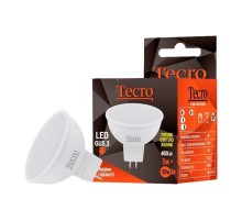 Лампа світлодіодна Tecro 5W GU5.3 3000K (TL-MR16-5W-3K-GU5.3)