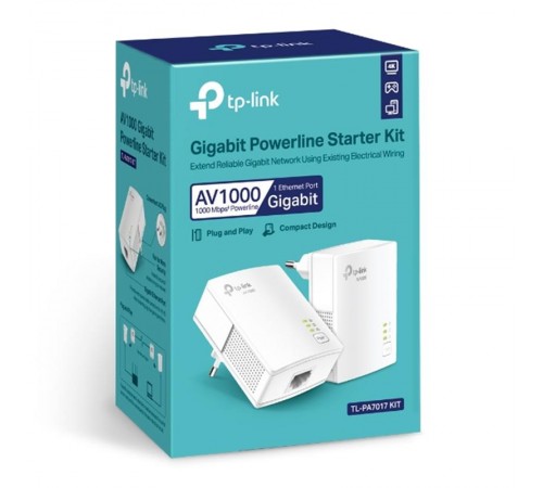 Комплект адаптерів Powerline TP-Link TL-PA7017 KIT