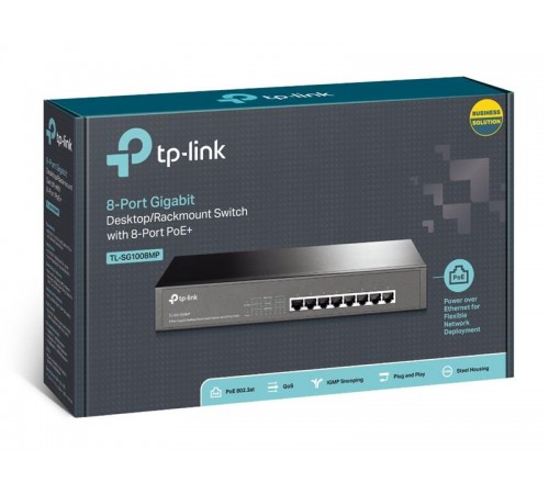 Комутатор TP-Link TL-SG1008MP Комутатор TP-Link TL-SG1008MP