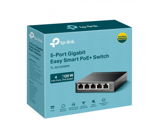 Комутатор TP-Link TL-SG105MPE Комутатор TP-Link TL-SG105MPE