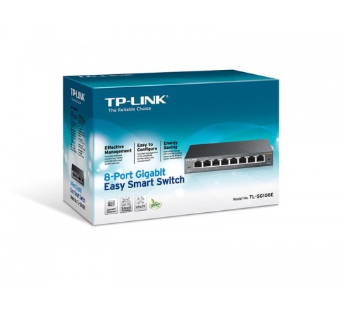 Комутатор TP-Link TL-SG108E Комутатор TP-Link TL-SG108E