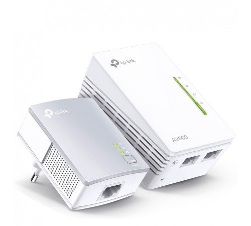 Комплект адаптерів для створення мережі Ethernet на основі електромережі TL-WPA4220KIT (500Mbps, Wi-Fi)