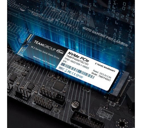 Накопичувач SSD 1TB Team MP34 M.2 2280 PCIe 3.0 x4 3D TLC (TM8FP4001T0C101)_Bulk
