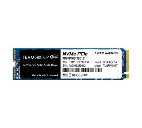Накопичувач SSD 1TB Team MP34 M.2 2280 PCIe 3.0 x4 3D TLC (TM8FP4001T0C101)_Bulk