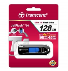 Флеш-накопичувач USB3.0 128GB Transcend JetFlash 790 (TS128GJF790K)