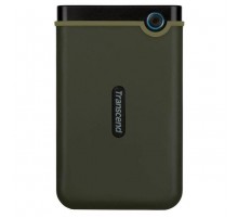 Накопичувач зовнiшнiй HDD 2.5" USB 1.0TB Transcend StoreJet 25M3 Military Green Slim (TS1TSJ25M3G)