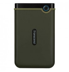 Накопичувач зовнiшнiй HDD 2.5" USB 1.0TB Transcend StoreJet 25M3 Military Green Slim (TS1TSJ25M3G)