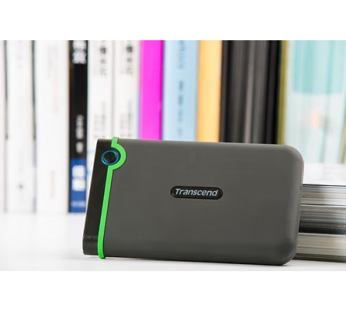 Накопичувач зовнiшнiй HDD 2.5" USB 1.0TB Transcend StoreJet 25M3 Iron Gray Slim (TS1TSJ25M3S)