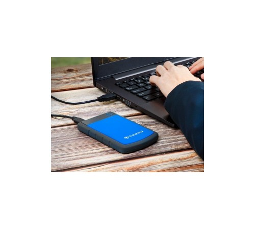 Зовнішній жорсткий диск 2.5" USB 2.0TB Transcend StoreJet (TS2TSJ25H3B)