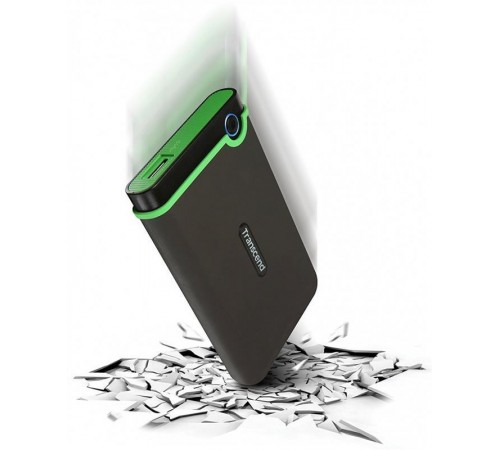 Накопичувач зовнiшнiй HDD 2.5" USB 2.0TB Transcend StoreJet 25M3 Iron Gray Slim (TS2TSJ25M3S)