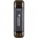 Накопичувач зовнішній SSD USB 3.1 Gen 2 Type-A/Type-C 512GB Transcend ESD310 Black (TS512GESD310C)