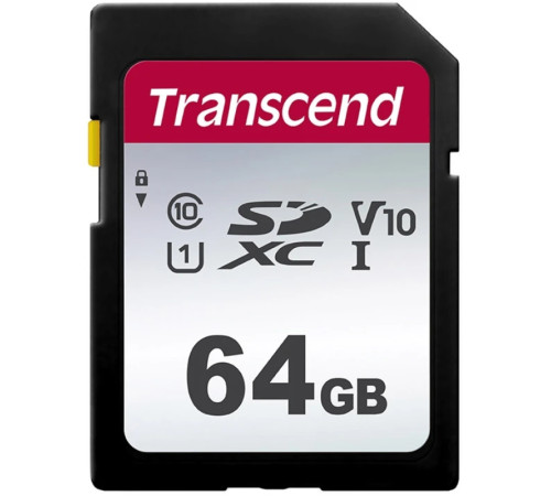 Карта пам`яті SDXC 64GB UHS-I/U3 Class 10 Transcend 300S (TS64GSDC300S)