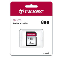Карта пам`яті SDHC 8GB Class 10 Transcend 300S (TS8GSDC300S)