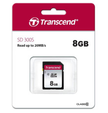 Карта пам`яті SDHC 8GB Class 10 Transcend 300S (TS8GSDC300S)