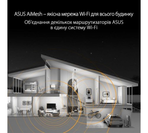 Бездротовий маршрутизатор Asus TUF Gaming AX3000 V2 (TUF-AX3000 V2) (90IG0790-MO3B00)