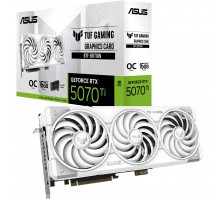 Відеокарта GF RTX 5070 Ti 16GB GDDR7 TUF Gaming OC BTF White Asus (TUF-RTX5070TI-O16G-BTF-WHITE)