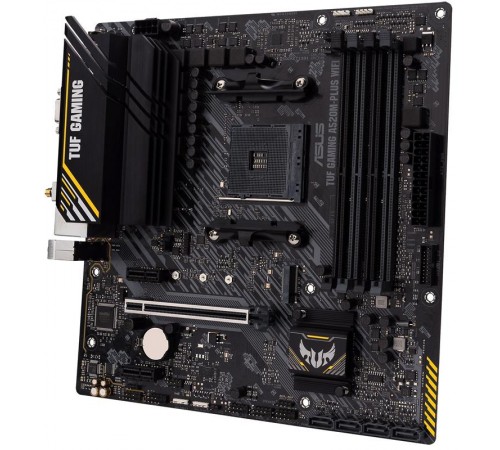 Материнська плата Asus TUF Gaming A520M-Plus WiFi Socket AM4 Материнська плата Asus TUF Gaming A520M-Plus WiFi Socket AM4