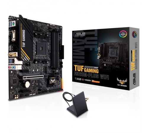 Материнська плата Asus TUF Gaming A520M-Plus WiFi Socket AM4 Материнська плата Asus TUF Gaming A520M-Plus WiFi Socket AM4