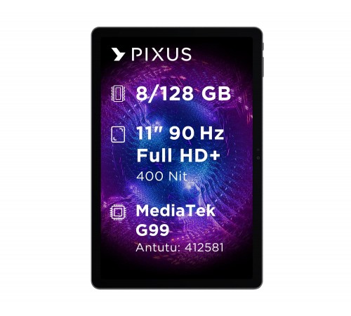 Планшет Pixus Titan 11" 8/128GB 4G Grey