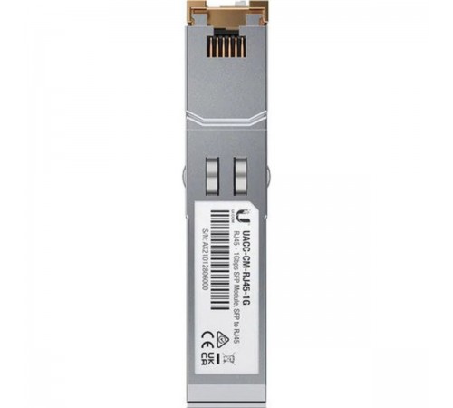 Модуль SFP Ubiquiti SFP to RJ45 Adapter (UACC-CM-RJ45-1G) Модуль SFP Ubiquiti SFP to RJ45 Adapter (UACC-CM-RJ45-1G)