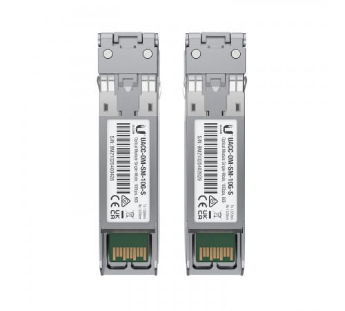 Модуль SFP Ubiquiti 10G Bidirectional Single-Mode Optical Module 2 pack (UACC-OM-SM-10G-S-2) Модуль SFP Ubiquiti 10G Bidirectional Single-Mode Optical Module 2 pack (UACC-OM-SM-10G-S-2)
