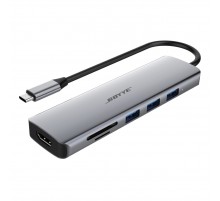 USB-хаб Boyye UC-602 USB Type-C 6-в-1