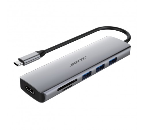 USB-хаб Boyye UC-602 USB Type-C 6-в-1