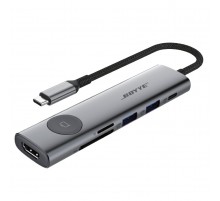 USB-хаб Boyye UC-721 USB Type-C 7-в-1