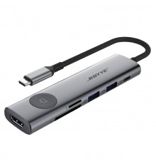 USB-хаб Boyye UC-721 USB Type-C 7-в-1