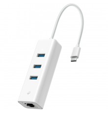 Мережевий адаптер TP-Link UE330C (USB-C 3.0, 10/100/1000Mbps, 3xUSB 3.0 HUB)