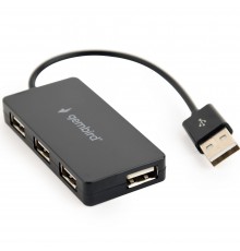 USB-хаб Gembird 4 ports Black (UHB-U2P4-04)