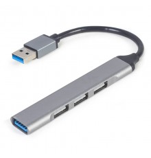 USB-хаб Gembird 4 ports Grey (UHB-U3P1U2P3-02)
