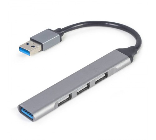 USB-хаб Gembird 4 ports Grey (UHB-U3P1U2P3-02)