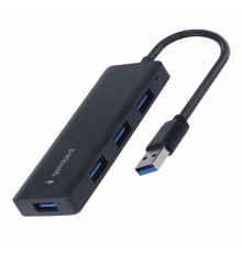 USB-хаб Gembird 4 ports Black (UHB-U3P4-03)