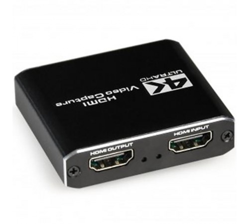 Адаптер Cablexpert HDMI - HDMI+USB+3.5 мм (F/F), Black (UHG-4K2-01)