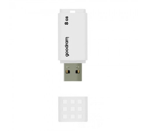 Флеш-накопичувач USB2.0 8GB Goodram UME2 White (UME2-0080W0R11)