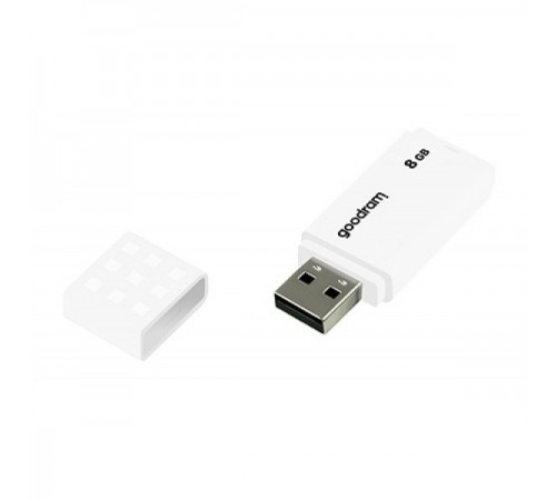 Флеш-накопичувач USB2.0 8GB Goodram UME2 White (UME2-0080W0R11)