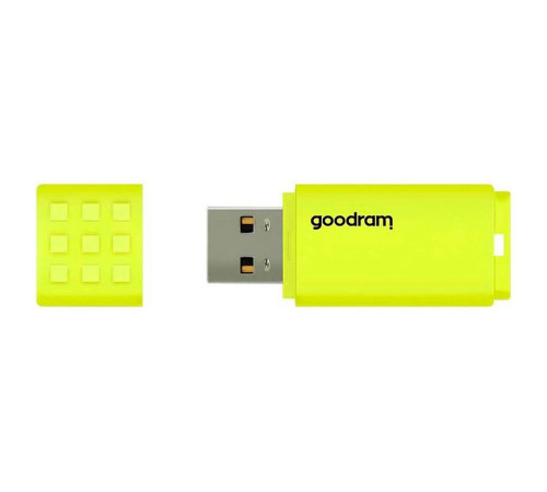Флеш-накопичувач USB2.0 64GB Goodram UME2 Yellow (UME2-0640Y0R11)