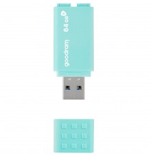 Флеш-накопичувач USB3.2 64GB Goodram UME3 Care Green (UME3-0640CRR11)