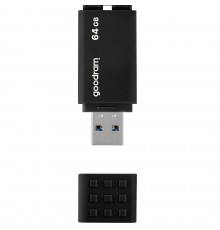 Флеш-накопичувач USB3.2 64GB Goodram UME3 Black (UME3-0640K0R11)