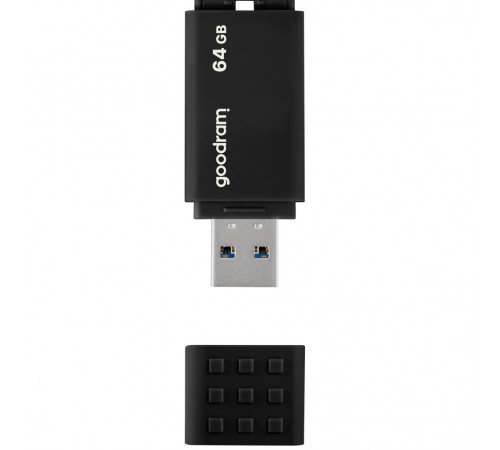 Флеш-накопичувач USB3.2 64GB Goodram UME3 Black (UME3-0640K0R11)