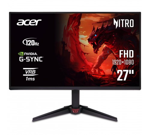 Монiтор Acer 27" Nitro VG270Gbmipx (UM.HV0EE.G01) IPS Black 120Hz