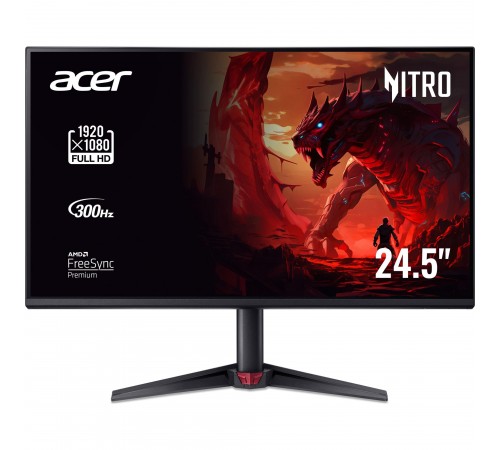Монітор Acer 24.5" Nitro VG250QFbmiipx (UM.KV0EE.F04) IPS Black 300Hz Монітор Acer 24.5" Nitro VG250QFbmiipx (UM.KV0EE.F04) IPS Black 300Hz